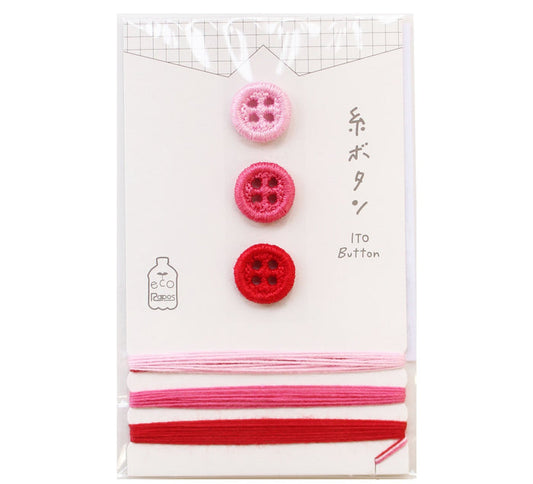 Thread Button and Thread Set - Pink - Kawaguchi