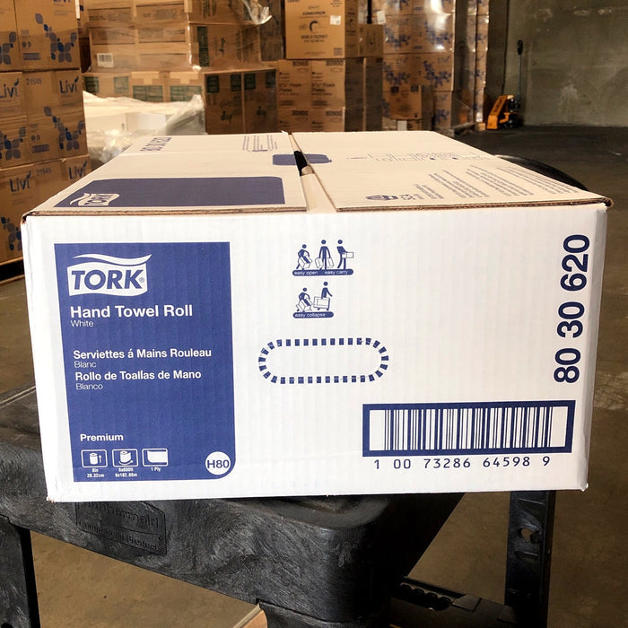 TORK 600' PREMIUM ROLL TOWEL (30630) 6/CS ( NOTCHED ) H80