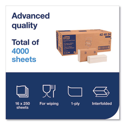 TORK PREMIUM ADVANCED MULTIFOLD TOWEL 4000/CS (424824)