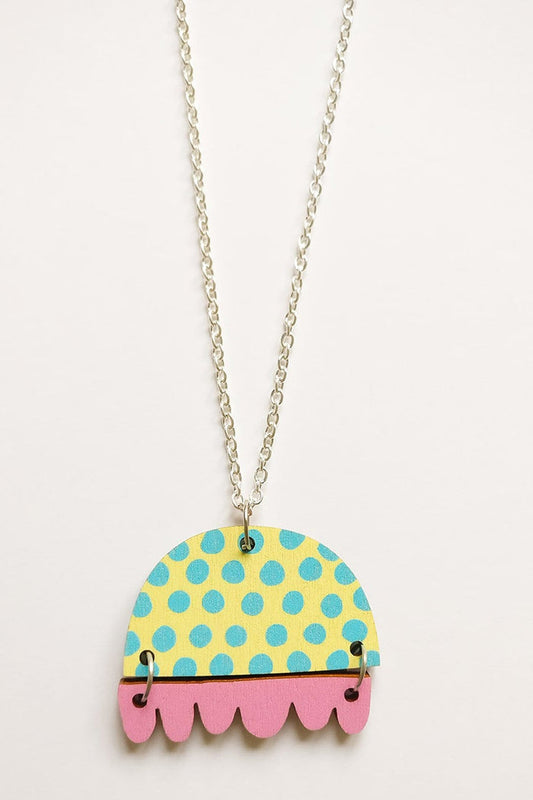 Törmi Design Kissankello Necklace Paste Blue/Pink