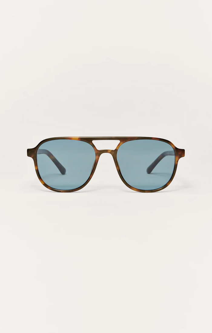 Tourist Polarized Sunglasses - Tortoise Blue
