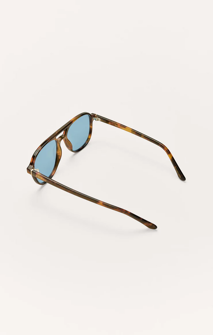 Tourist Polarized Sunglasses - Tortoise Blue