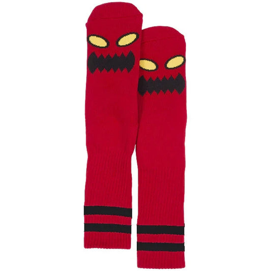TOY MACHINE - MONSTER FACE SOCK RED