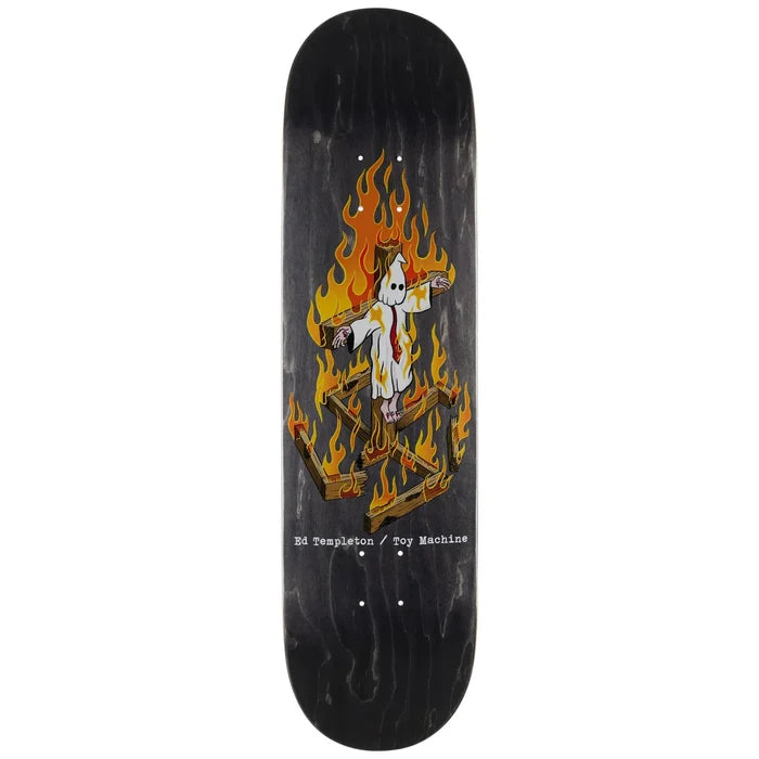 TOY MACHINE - TEMPLETON CHARRED CROSS DECK 8.5