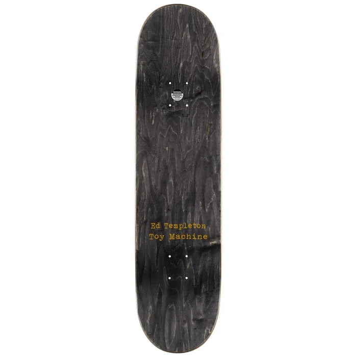TOY MACHINE - TEMPLETON CHARRED CROSS DECK 8.5