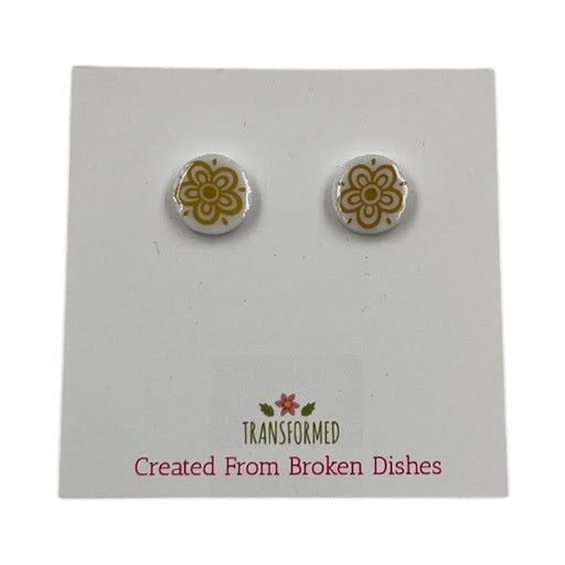 Transformed Jewelry - Broken China Earrings