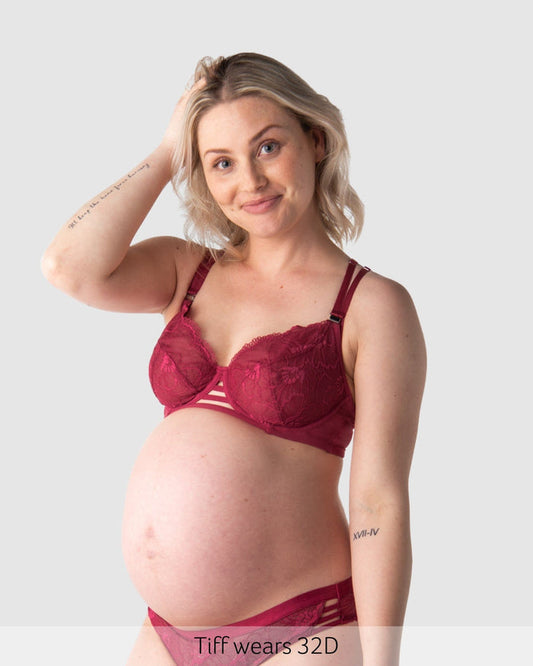 True Luxe Lace Nursing Bra - Persian Rose