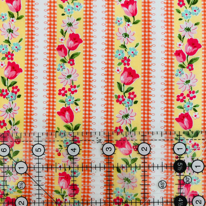 Tulip Stripe - Yellow - Atsuko Matsuyama - 30's Collection - Yuwa