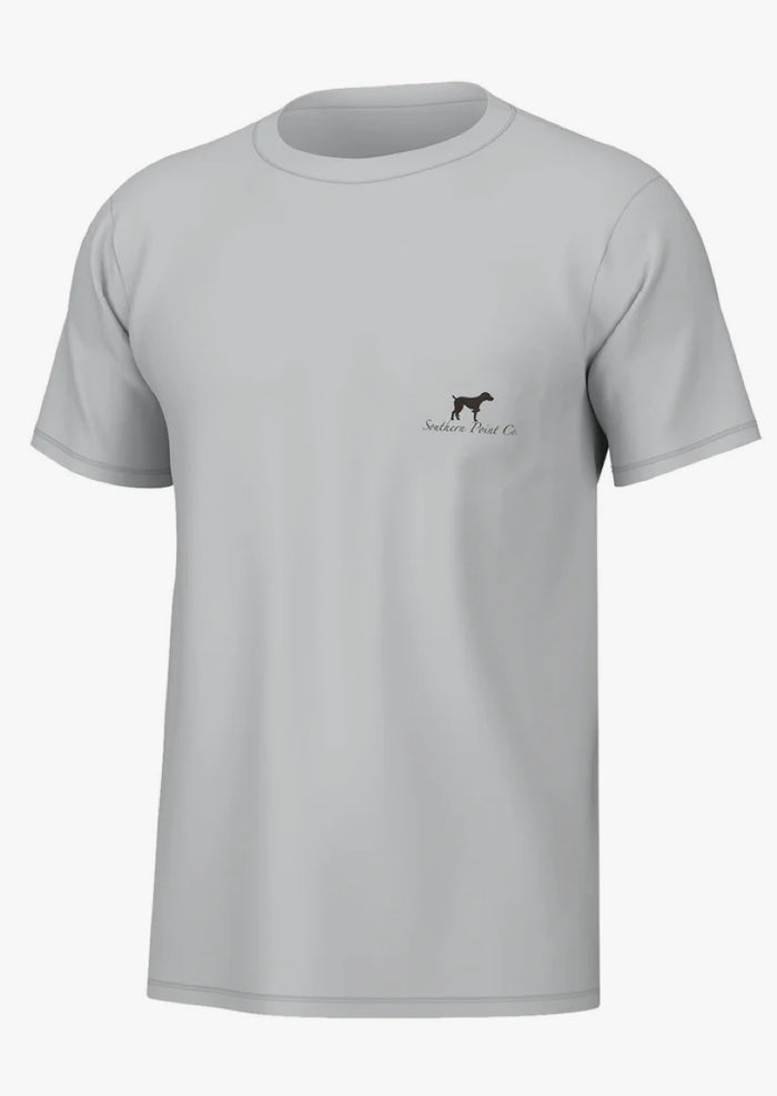 Turkey Fan Mount Tee - Grey