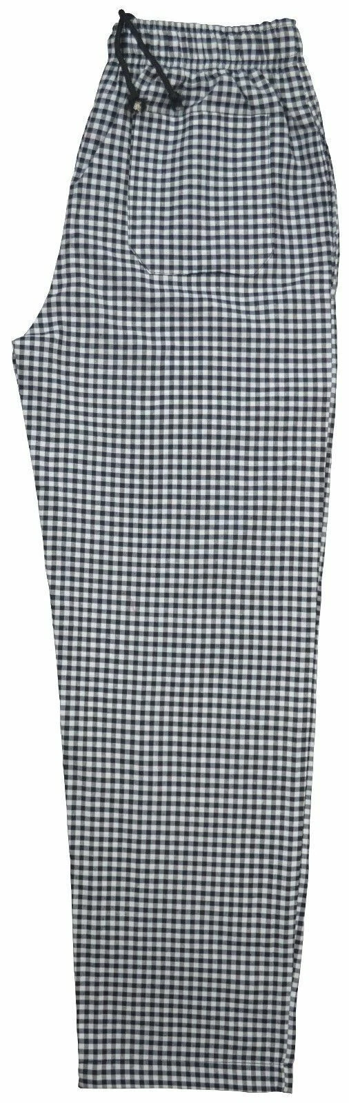 black and white gingham trouser full view