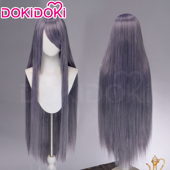 【US LOCAL SHIPPING 】【Purple】DokiDoki Cosplay Wig Basic Wig Long Straight Purple 100 CM Hair Wig Base