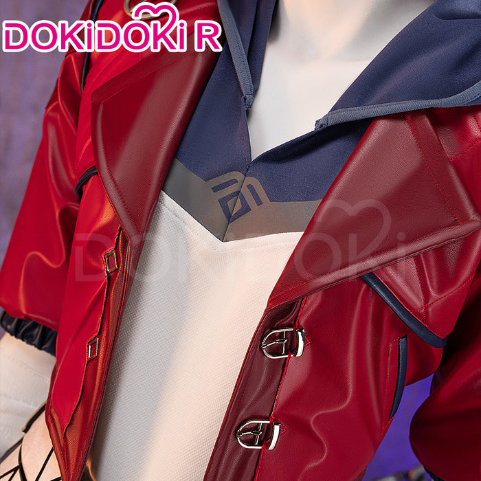 【US LOCAL SHIPPING 】【Size S-3XL】DokiDoki-R Game Cosplay Red Jacket Costume