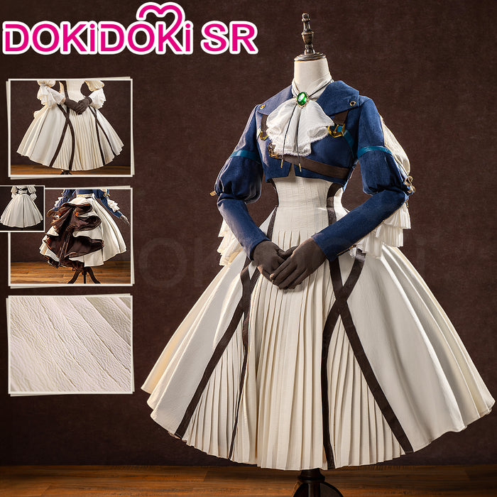 【US Local Shipping】【2.0 Ver】DokiDoki-SR Anime Violet Evergarden Cosplay Costume Women Dress Halloween