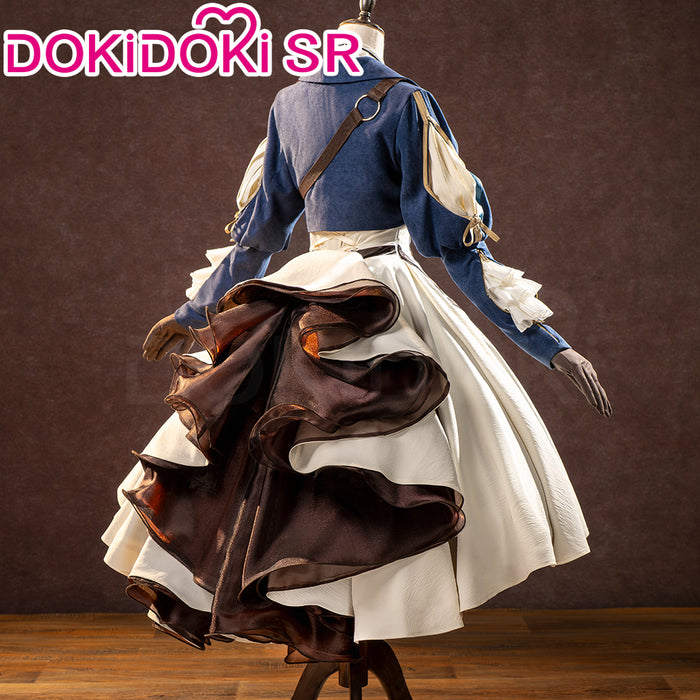 【US Local Shipping】【2.0 Ver】DokiDoki-SR Anime Violet Evergarden Cosplay Costume Women Dress Halloween