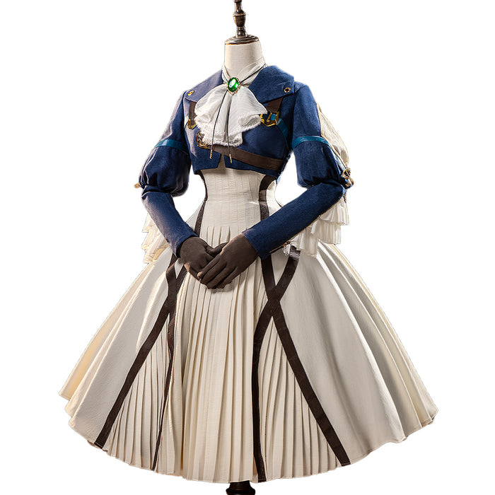 【US Local Shipping】【2.0 Ver】DokiDoki-SR Anime Violet Evergarden Cosplay Costume Women Dress Halloween