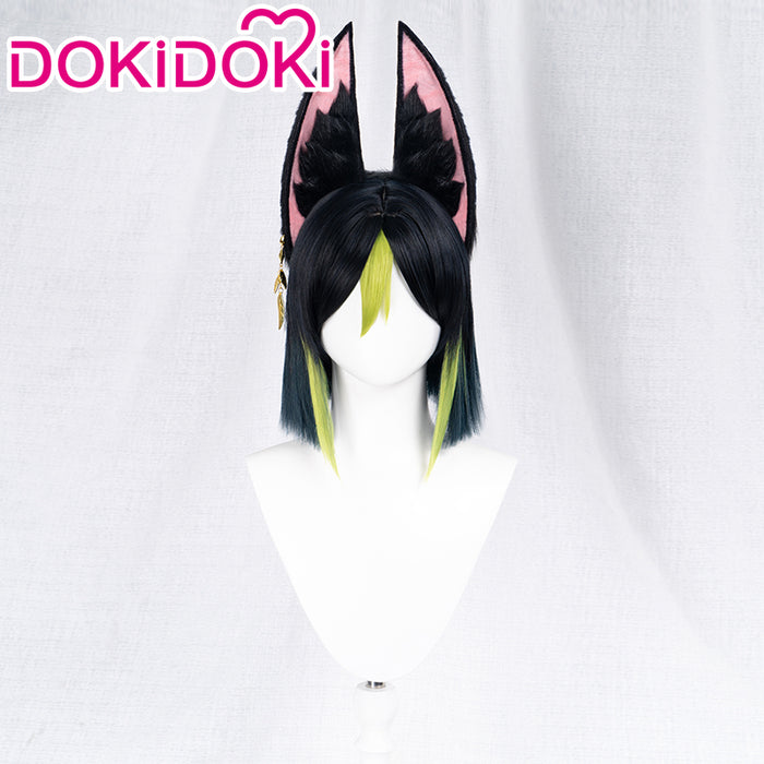 【US LOCAL SHIPPING】DokiDoki Game Genshin Impact Wig Cosplay Tighnari Cosplay Wig Sumeru Short