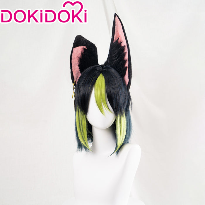 【US LOCAL SHIPPING】DokiDoki Game Genshin Impact Wig Cosplay Tighnari Cosplay Wig Sumeru Short
