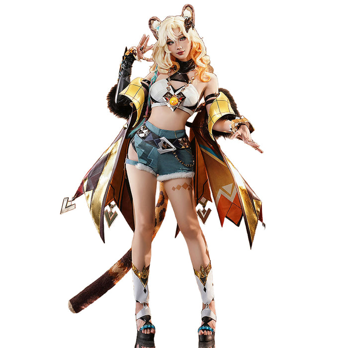 【US Local Shipping】【Size S-2XL】DokiDoki-SR Game Genshin Impact Cosplay Xilonen Costume Natlan