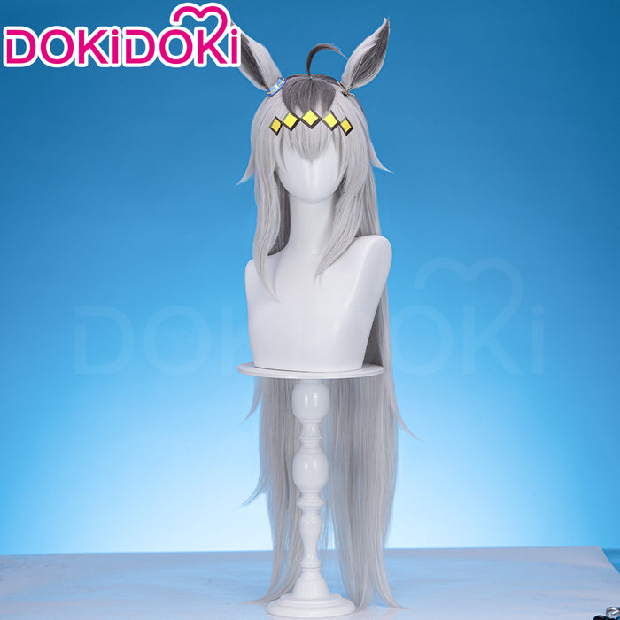 【US/EU  LOCAL SHIPPING 】DokiDoki Game Cosplay Wig Long Straight Gray Hair