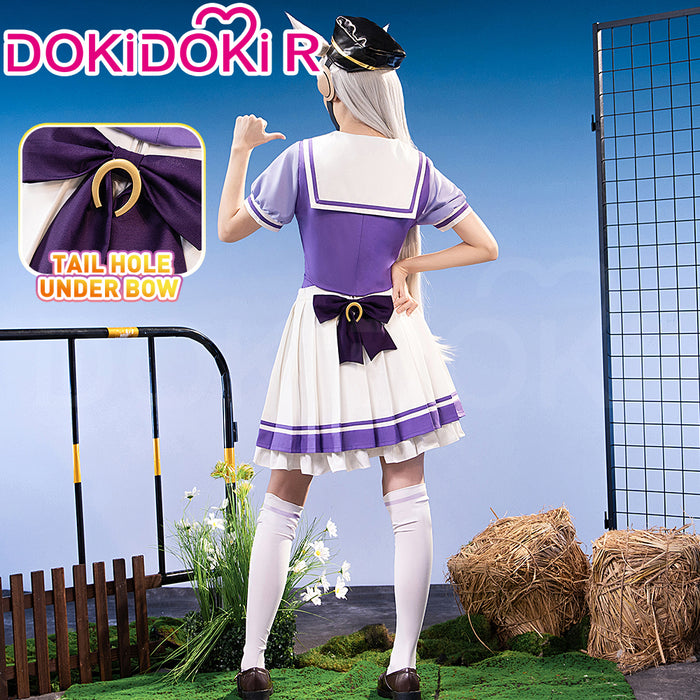 【US/EU LOCAL SHIPPING 】【Size XS-3XL】Dokidoki-R Anime Cosplay Purple Uniform
