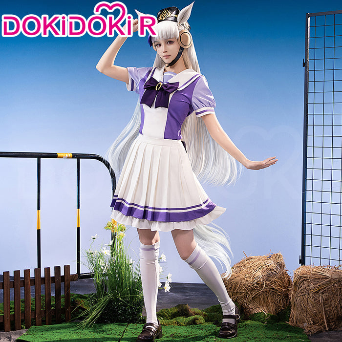 【US/EU LOCAL SHIPPING 】【Size XS-3XL】Dokidoki-R Anime Cosplay Purple Uniform