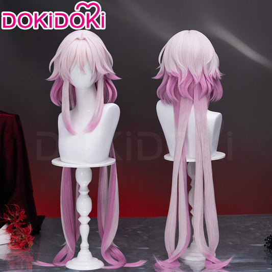 【US/EU Local Shipping】DokiDoki Game Honkai: Star Rail Cosplay Evernight Wig Long Pink March 7th SP