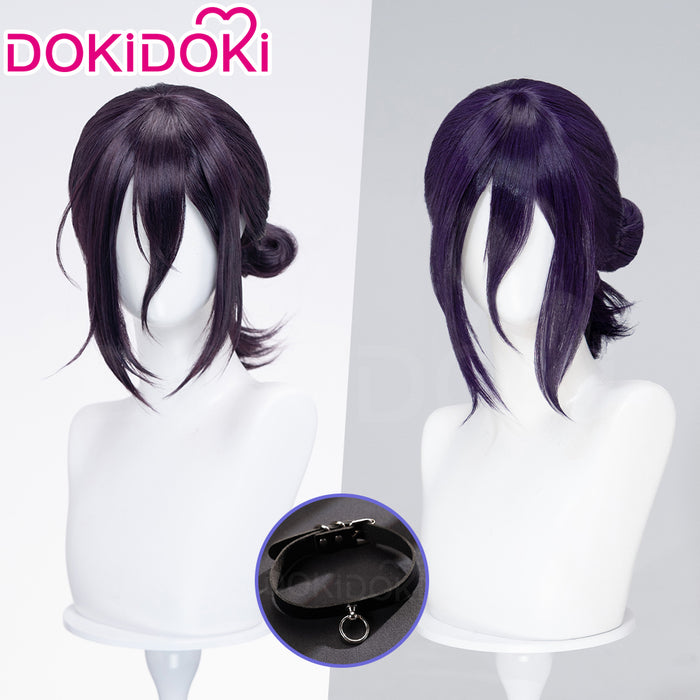 【US/EU Local Shipping】DokiDoki Manga Coslay Wig / Choker Women Purple