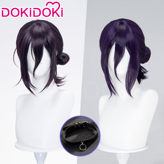 【US/EU Local Shipping】DokiDoki Manga Coslay Wig / Choker Women Purple