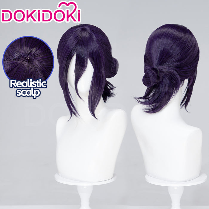 【US/EU Local Shipping】DokiDoki Manga Coslay Wig / Choker Women Purple