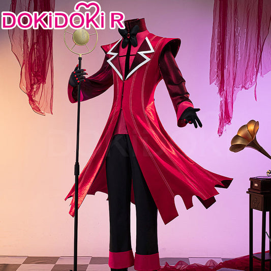 【US/EU LOCAL SHIPPING】【Size S-3XL】DokiDoki-R Anime Hell Hotel Cosplay Costume Demon Red Suit
