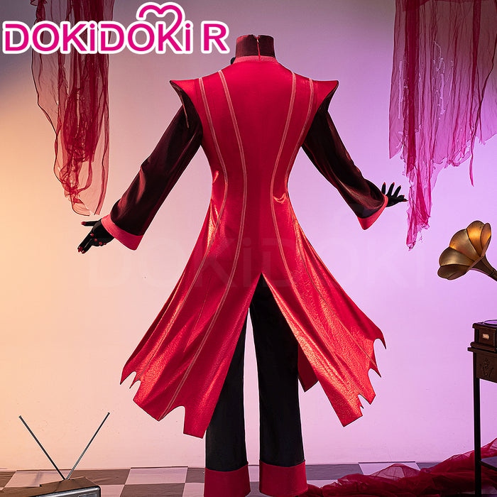 【US/EU LOCAL SHIPPING】【Size S-3XL】DokiDoki-R Anime Hell Hotel Cosplay Costume Demon Red Suit