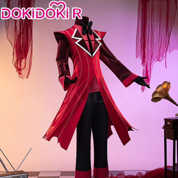 【US/EU LOCAL SHIPPING】【Size S-3XL】DokiDoki-R Anime Hell Hotel Cosplay Costume Demon Red Suit