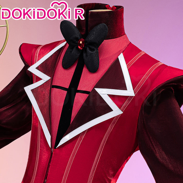 【US/EU LOCAL SHIPPING】【Size S-3XL】DokiDoki-R Anime Hell Hotel Cosplay Costume Demon Red Suit