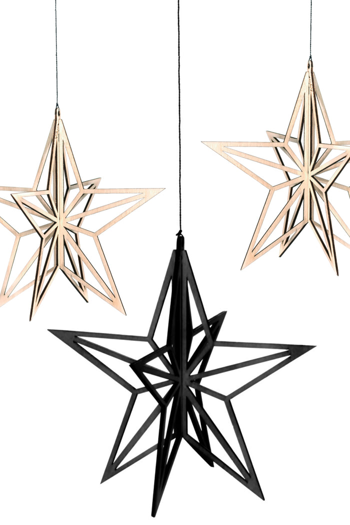 Valona Black Large Star