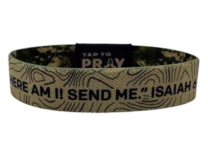 Valor Camo & Isaiah 6 | Tap To Pray™ Wristbands