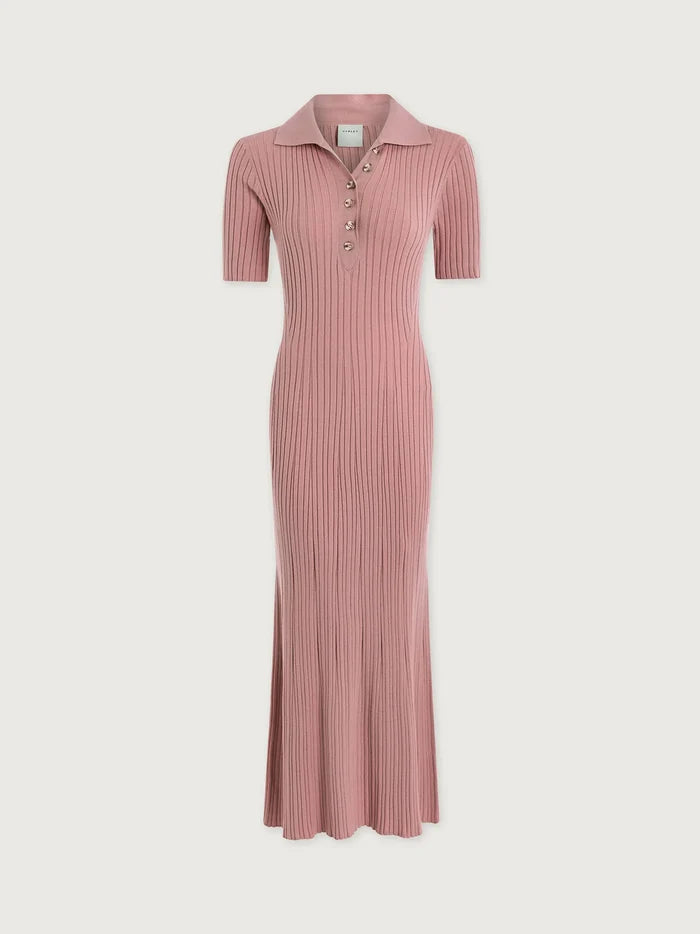 Varley Knit Maxi Dress-Zephyr Mauve