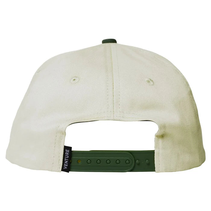 VENTURE - HERITAGE SNAPBACK WHITE/DARK GREEN
