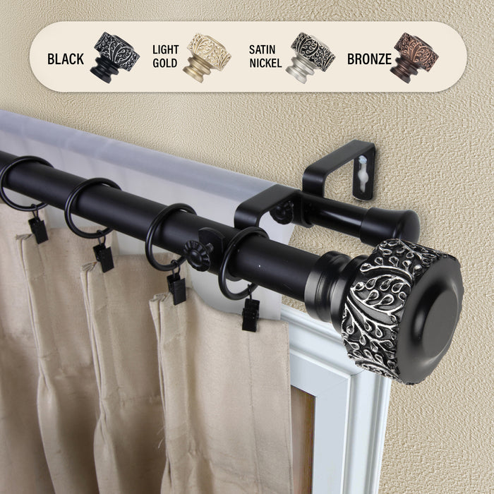 Verdure 1" Double Curtain Rod