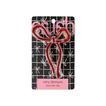 Very Demure Bow Hair Clip
