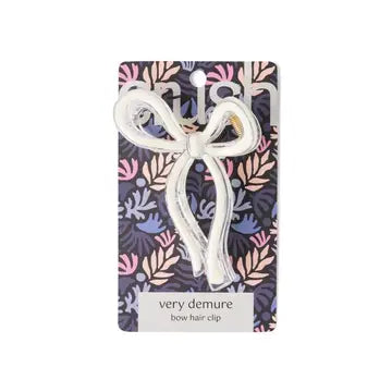 Very Demure Bow Hair Clip
