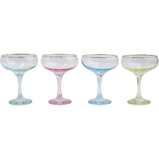 Vietri - Champagne Coupe - Rainbow - Findlay Rowe Designs