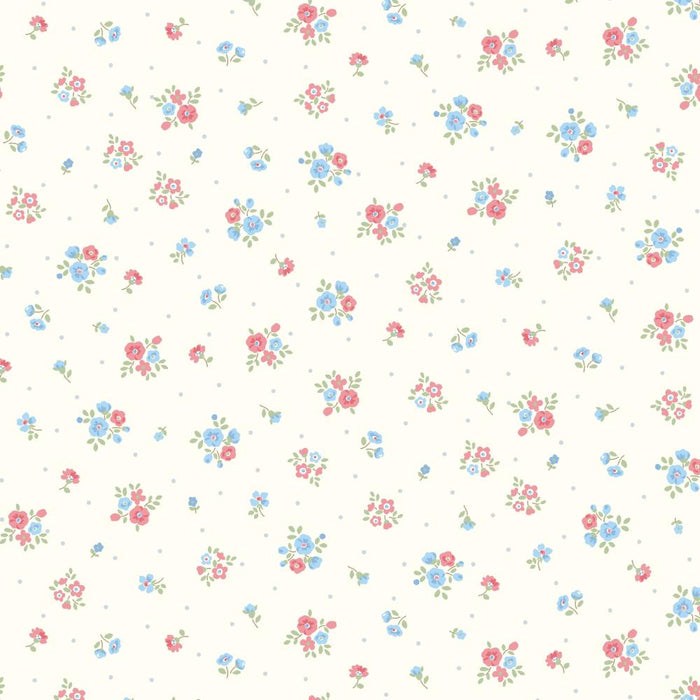 Vintage Floral - Off White - Cosmo
