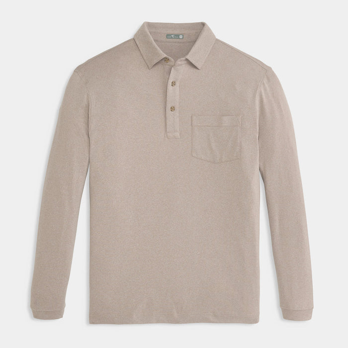 Wander Long Sleeve Polo - Birch