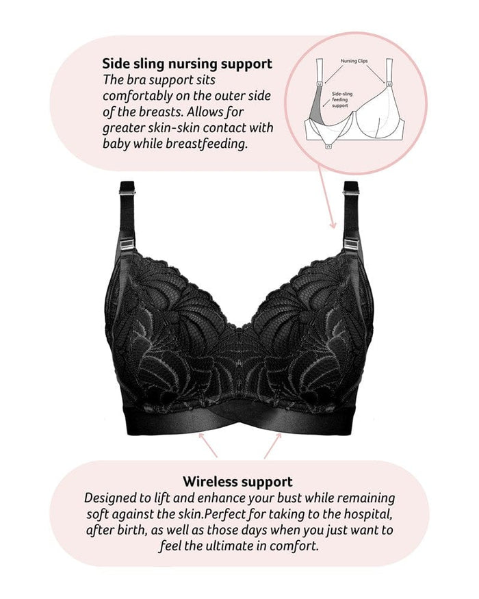 Technical details of Warrior Multifit Nursing Bra - Black