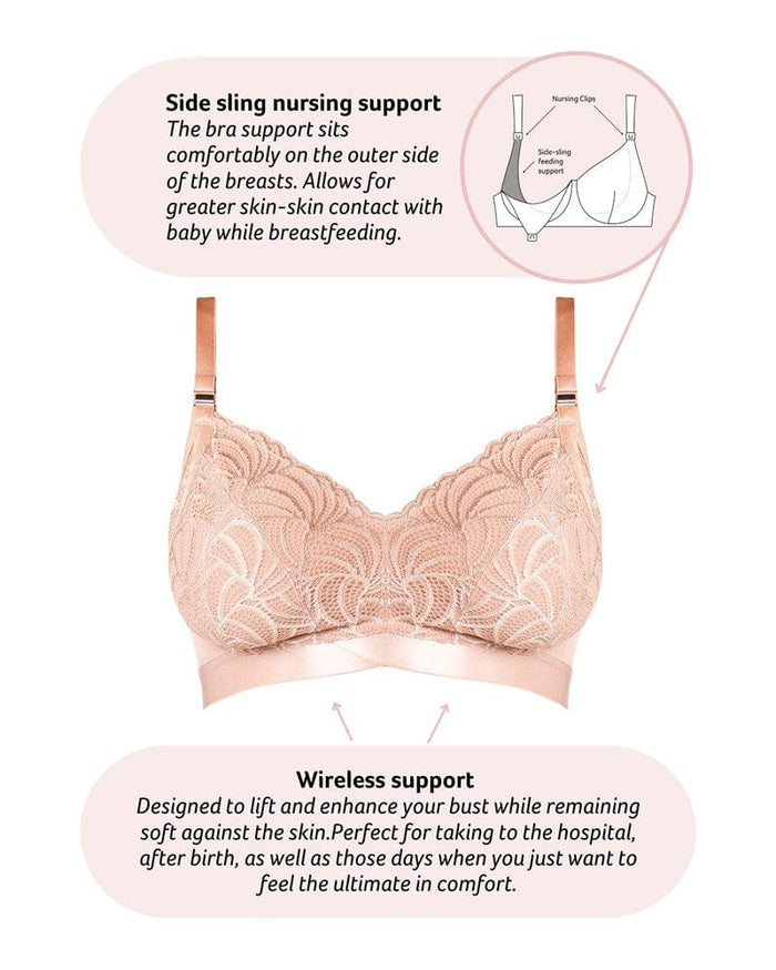 Technical features of Warrior Multifit Nursing Bra - Bronze