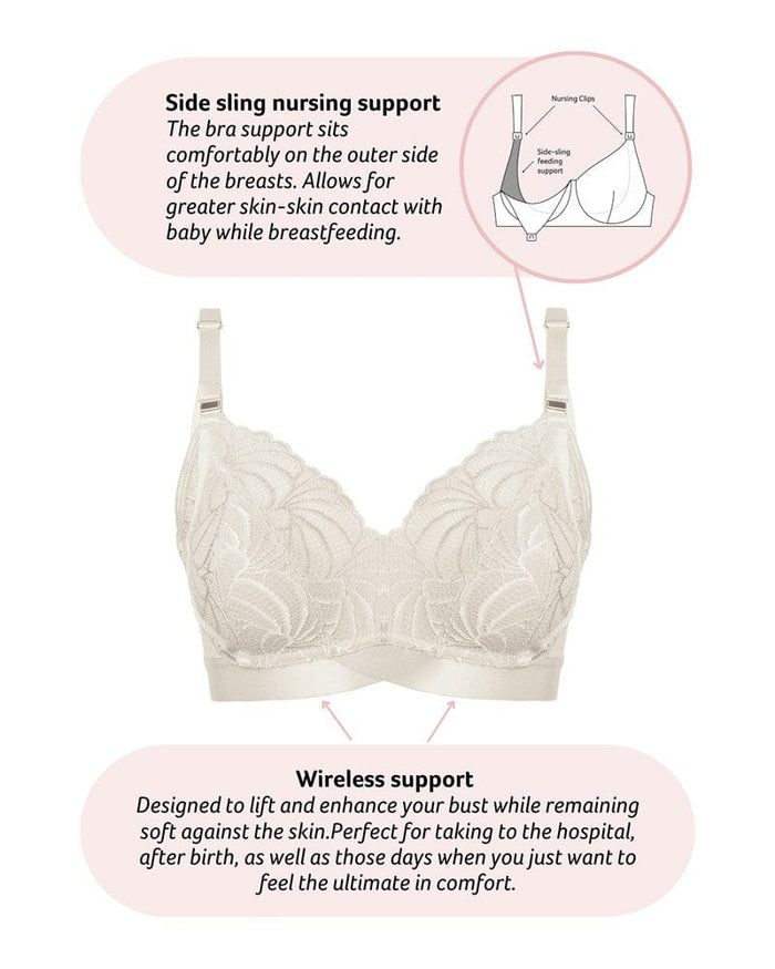 Technical features of Warrior Multifit Nursing Bra - Ivory