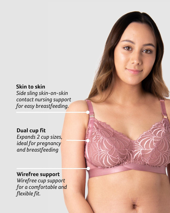 Warrior FlexFit Nursing Bra - Antique Rose