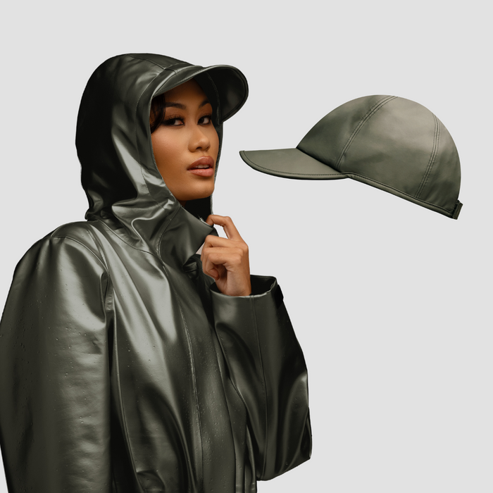 Classic / Rain Jacket Forest Green / Baseball Cap Forest Green