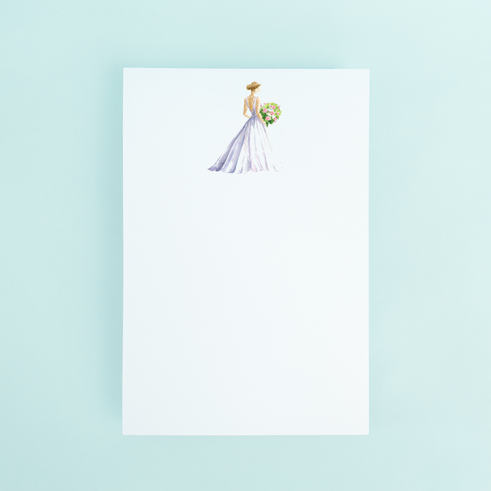 Wedding Dress Note Pad