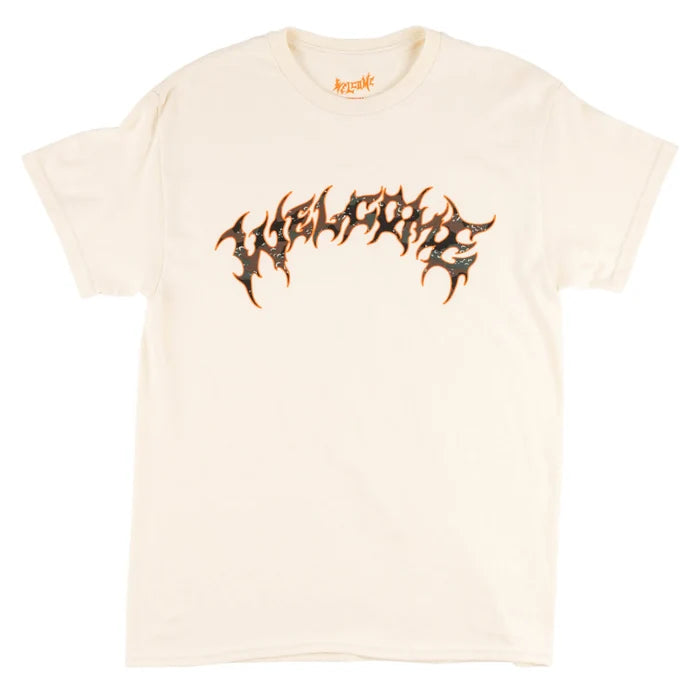 WELCOME - BARB FILL PRINTED TEE BONE/CAMO